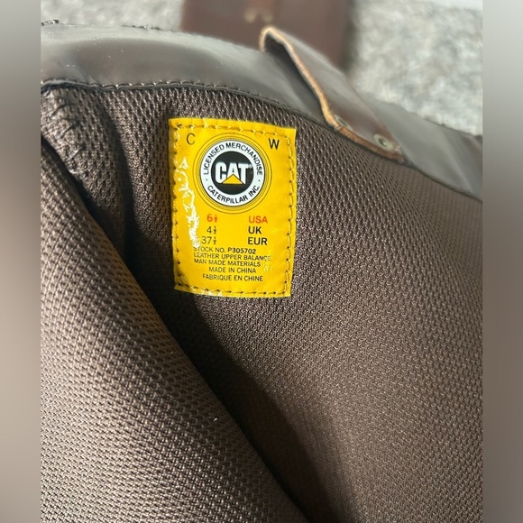 CAT by Caterpillar women’s brown leather riding boots size 6.5 - Picture 8 of 13